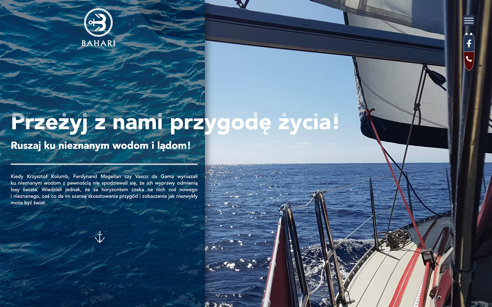 Strona internetowa bahari.pl